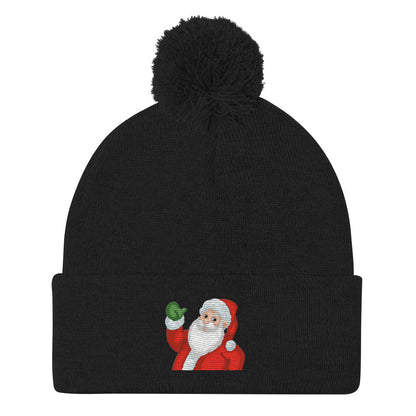 Santa Pom-Pom Beanie | Cindi Book LLC