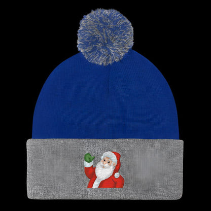 Santa Pom-Pom Beanie | Cindi Book LLC