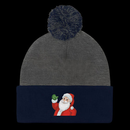 Santa Pom-Pom Beanie | Cindi Book LLC