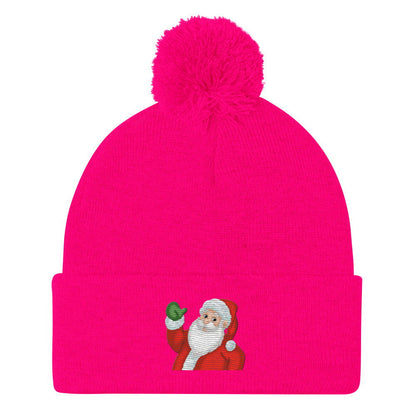 Santa Pom-Pom Beanie | Cindi Book LLC