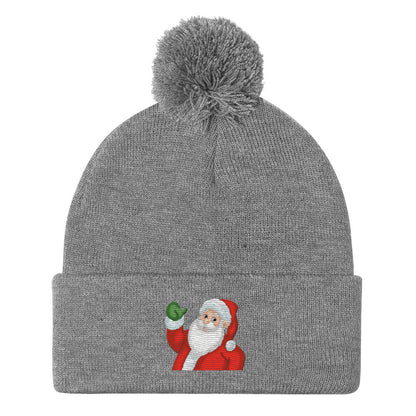 Santa Pom-Pom Beanie | Cindi Book LLC