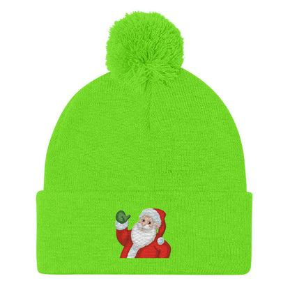 Santa Pom-Pom Beanie | Cindi Book LLC